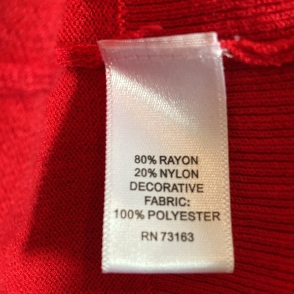 Cable & Gauge XL red sweater lightweight - Picture 9 of 9